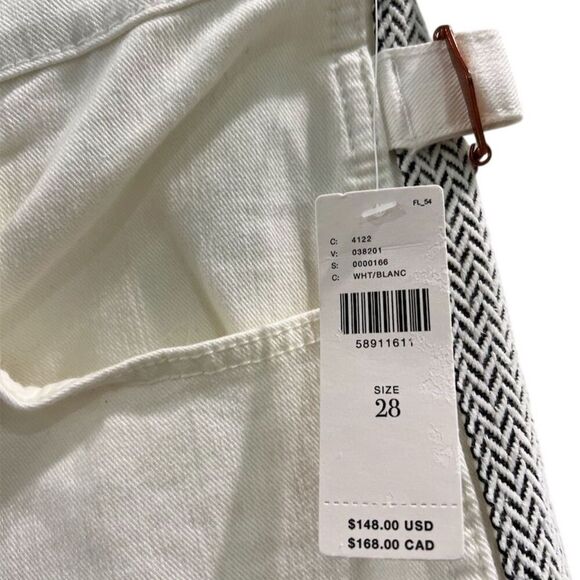 Anthropologie Pilcro Women's High-Rise Slim Jeans White Size 28 - Picture 2 of 5